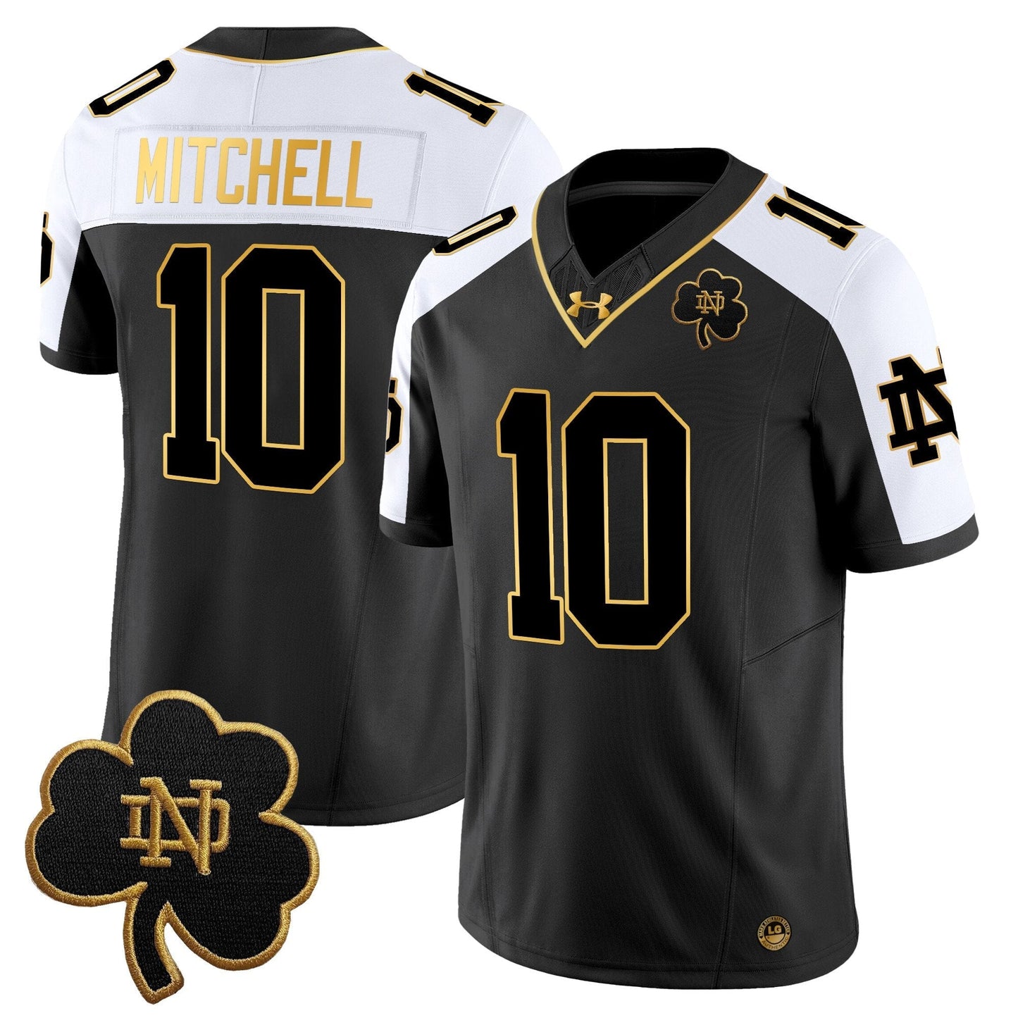 ND 2024 Gold Vapor Limited Jersey - All Stitched