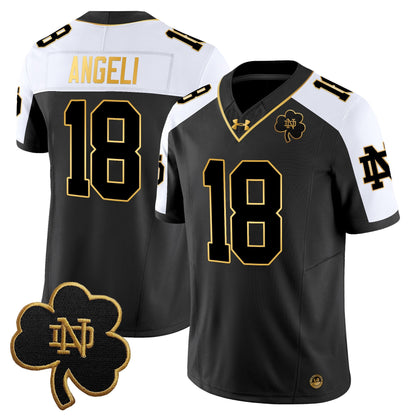 Men's Notre Dame Fighting Irish 2025 Gold Vapor Limited Jersey - All Stitched