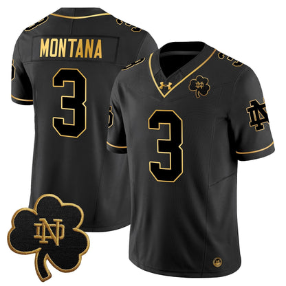 ND 2024 Gold Vapor Limited Jersey - All Stitched