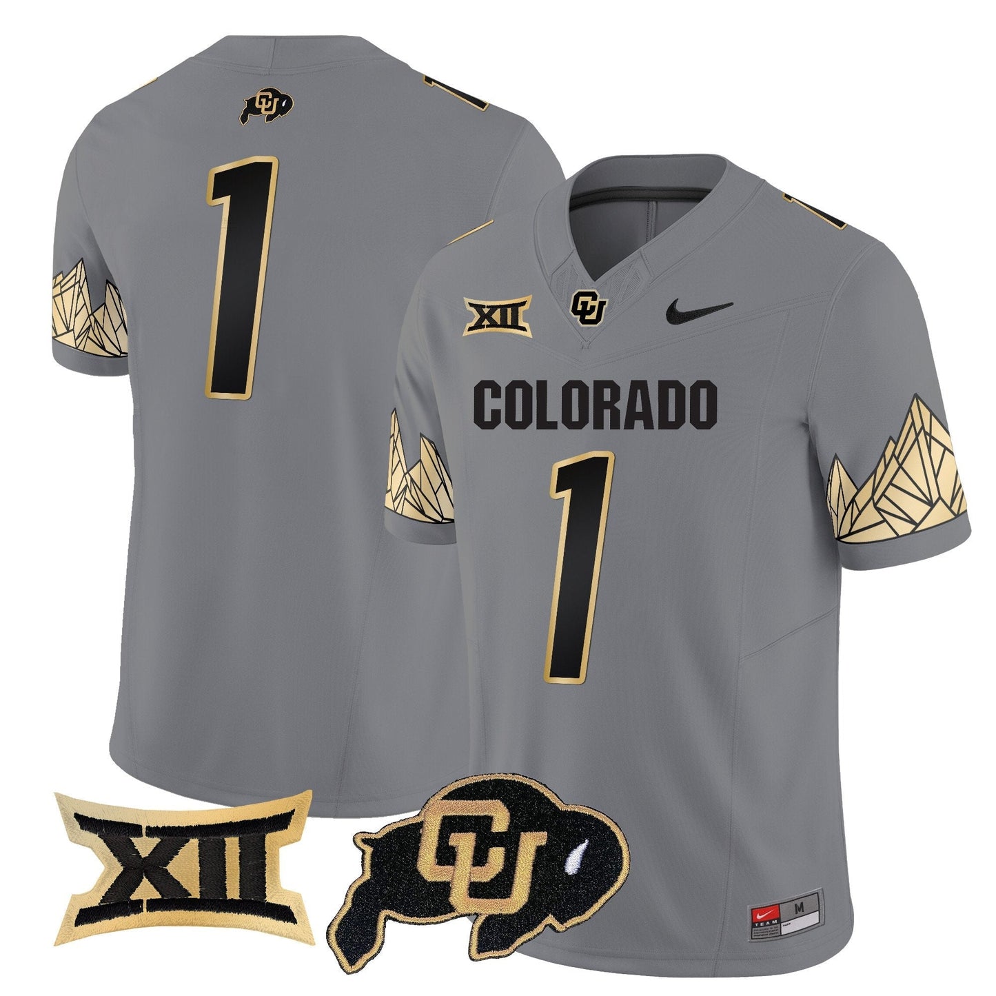 CU Vapor Limited Jersey V4 - Big 12 XII Patch - All Stitched