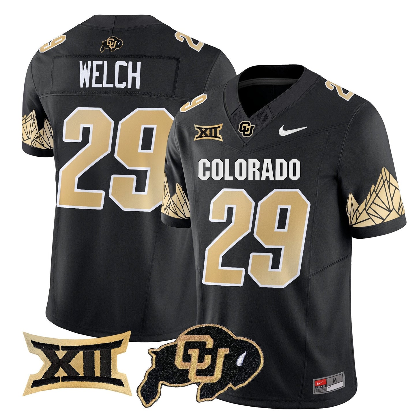 CU Vapor Limited Jersey V4 - Big 12 XII Patch - All Stitched