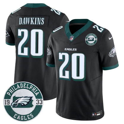 Eagles 2024 Vapor Limited Jersey - Est. 1933 Patch - All Stitched