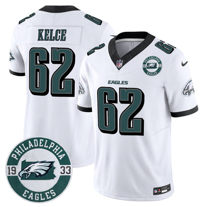 Eagles 2024 Vapor Limited Jersey - Est. 1933 Patch - All Stitched