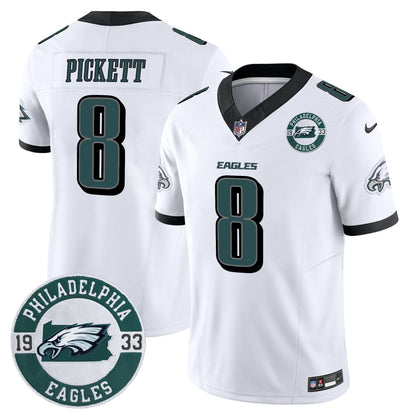 Eagles 2024 Vapor Limited Jersey - Est. 1933 Patch - All Stitched