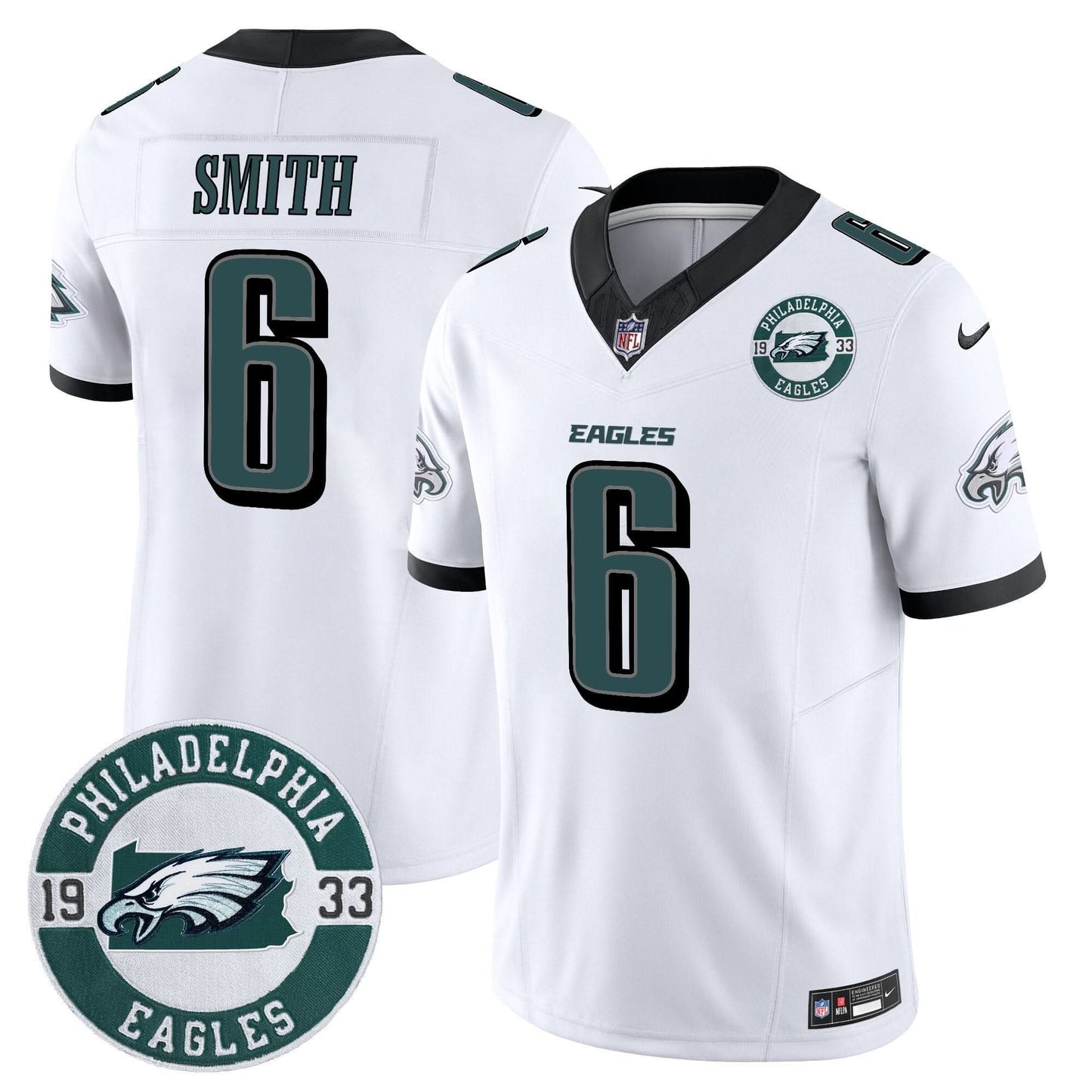 Eagles 2024 Vapor Limited Jersey - Est. 1933 Patch - All Stitched