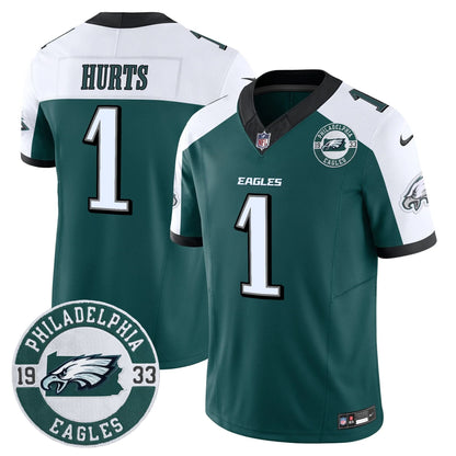 Eagles 2024 Vapor Limited Jersey - Est. 1933 Patch - All Stitched