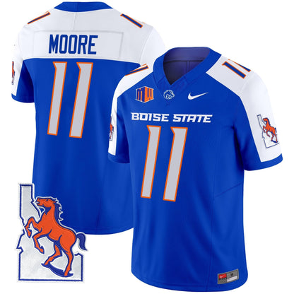 BSU 2024 Map Patch Vapor Limited Jersey - All Stitched