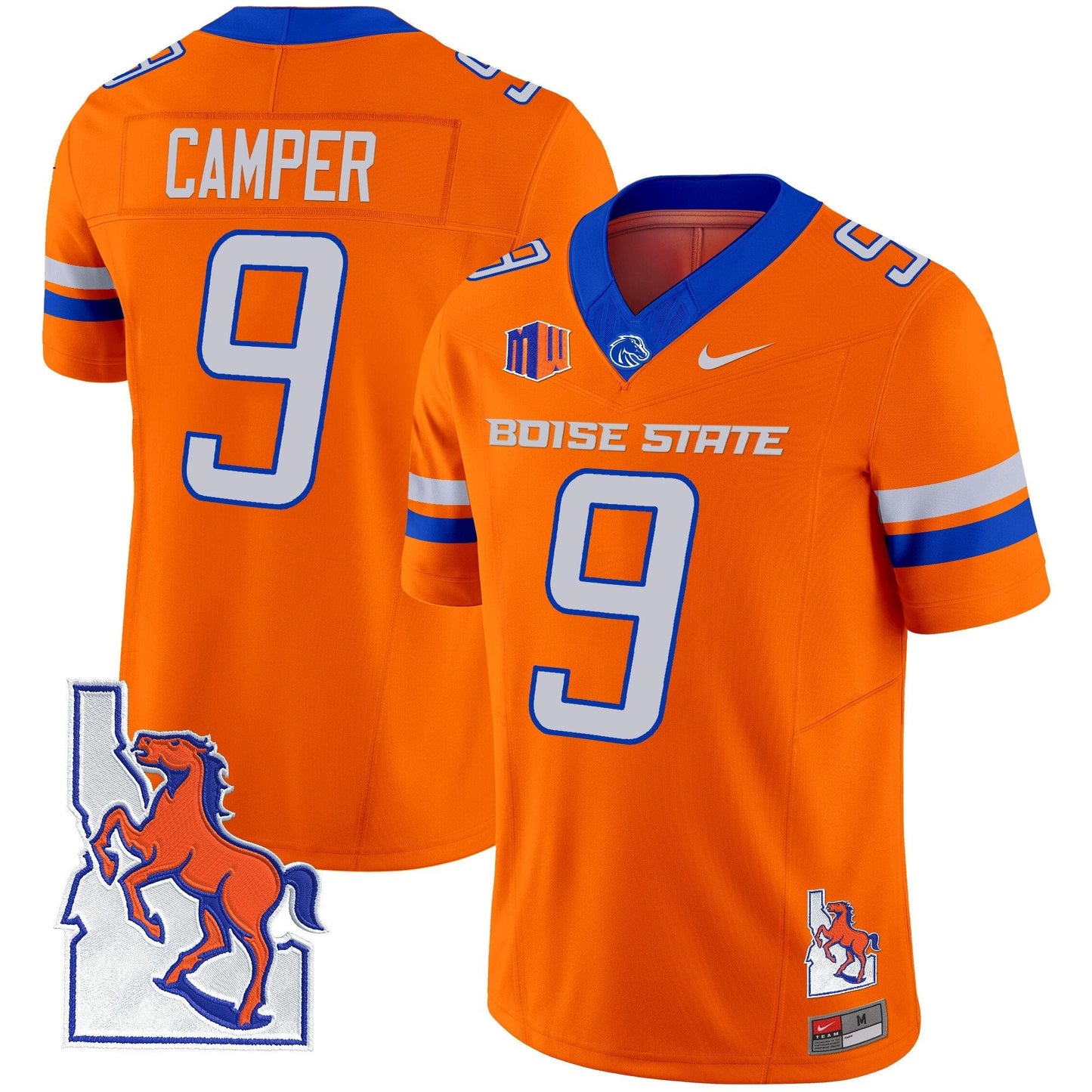 BSU 2024 Map Patch Vapor Limited Jersey - All Stitched