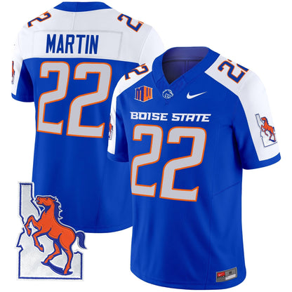 BSU 2024 Map Patch Vapor Limited Jersey - All Stitched