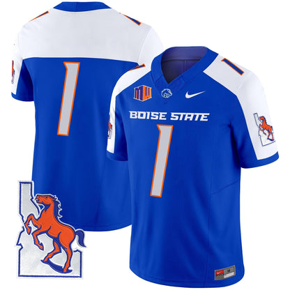 BSU 2024 Map Patch Vapor Limited Jersey - All Stitched