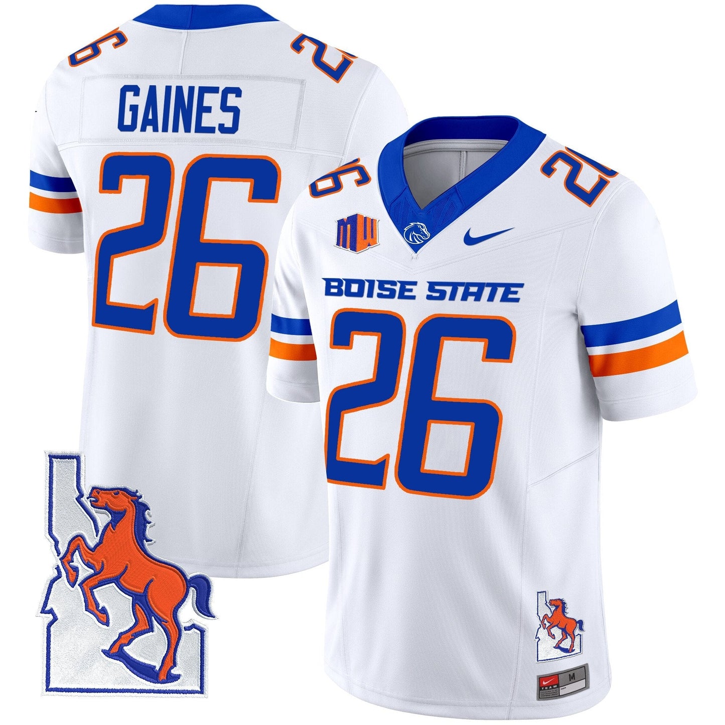 BSU 2024 Map Patch Vapor Limited Jersey - All Stitched