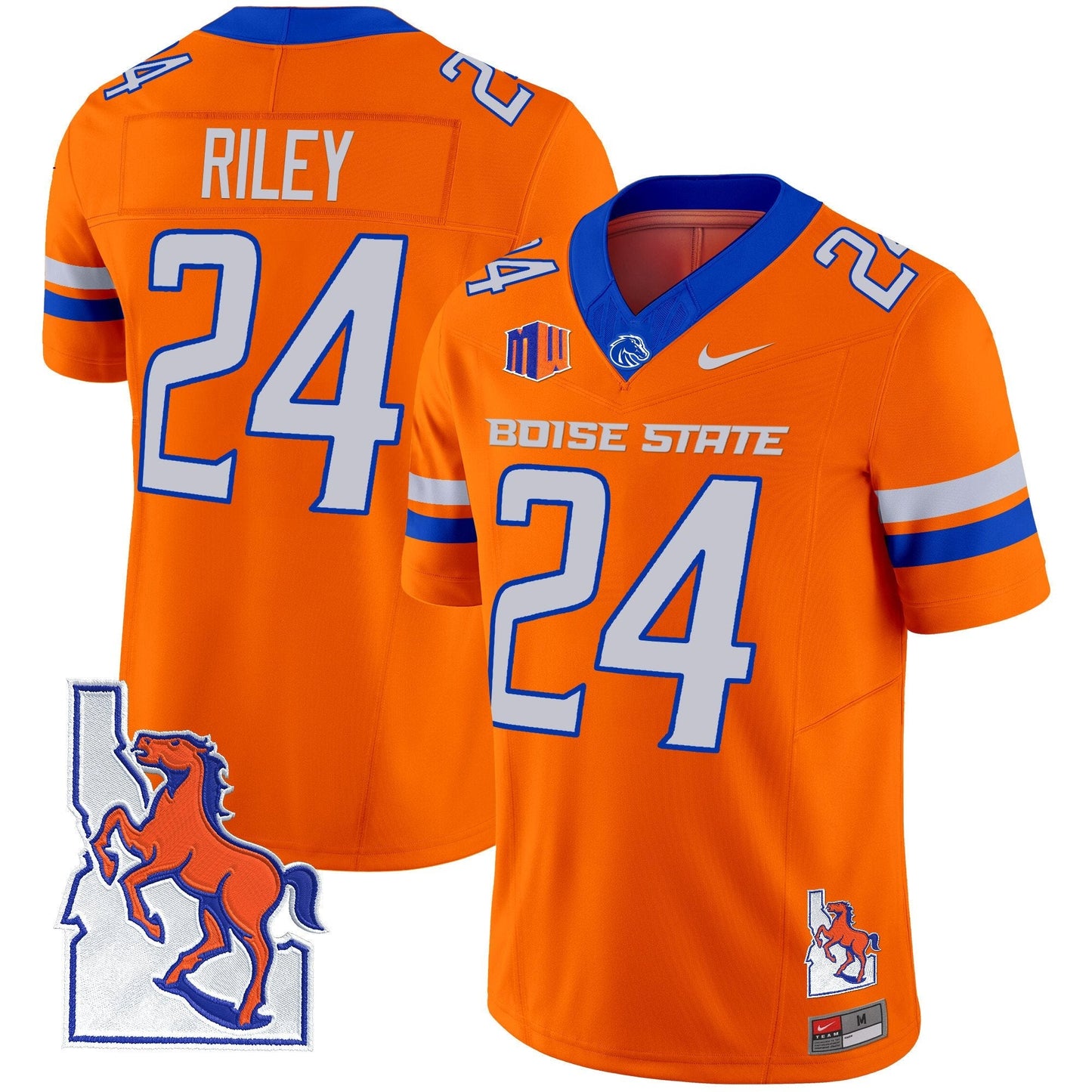 BSU 2024 Map Patch Vapor Limited Jersey - All Stitched