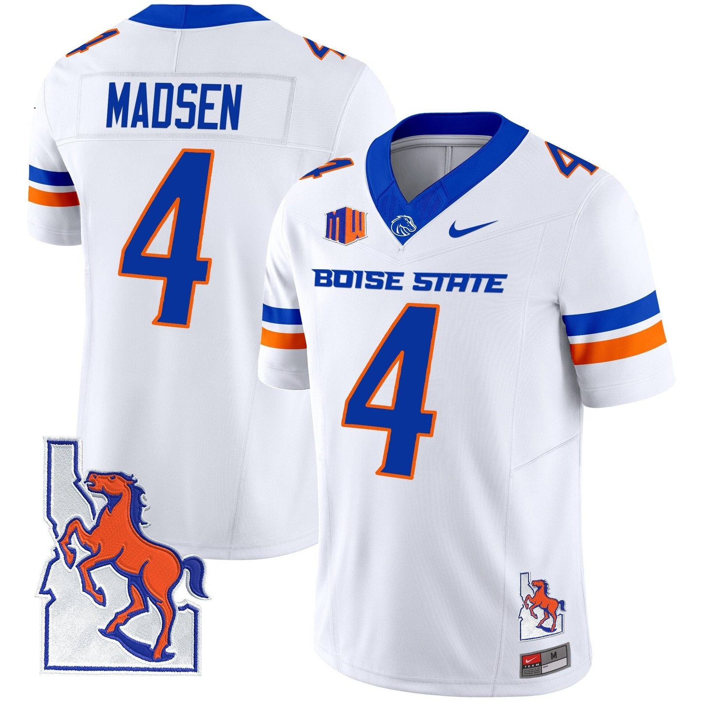 BSU 2024 Map Patch Vapor Limited Jersey - All Stitched