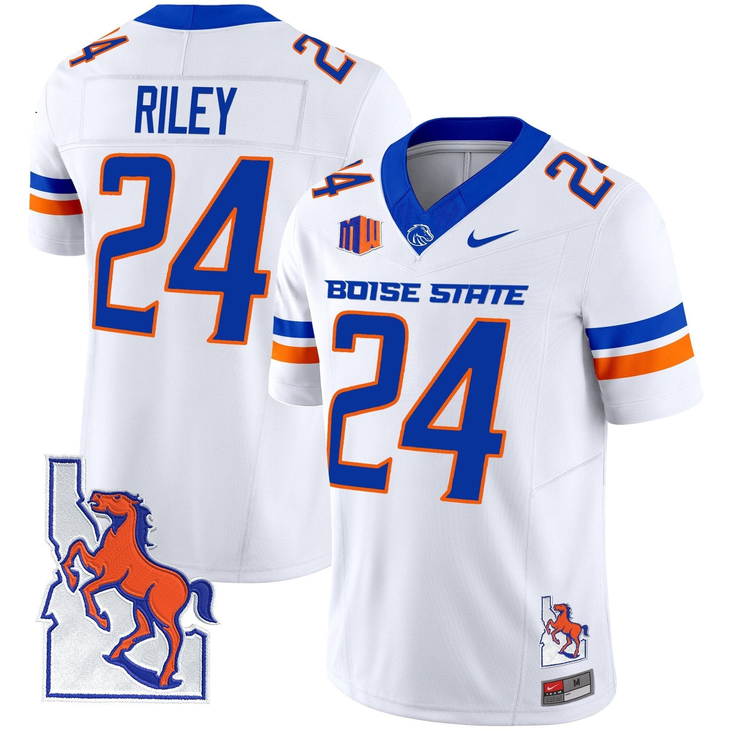 BSU 2024 Map Patch Vapor Limited Jersey - All Stitched