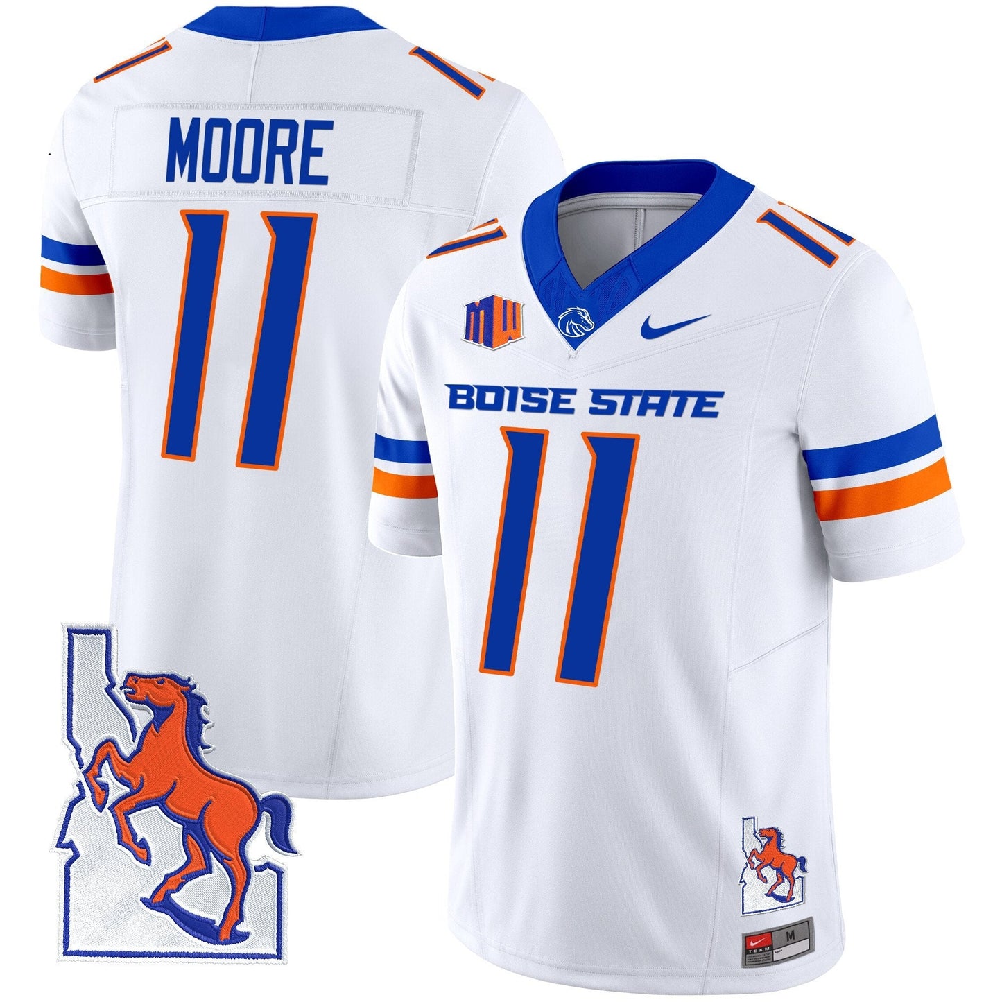 BSU 2024 Map Patch Vapor Limited Jersey - All Stitched