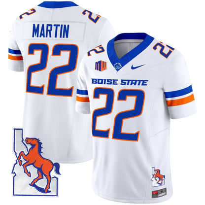 BSU 2024 Map Patch Vapor Limited Jersey - All Stitched