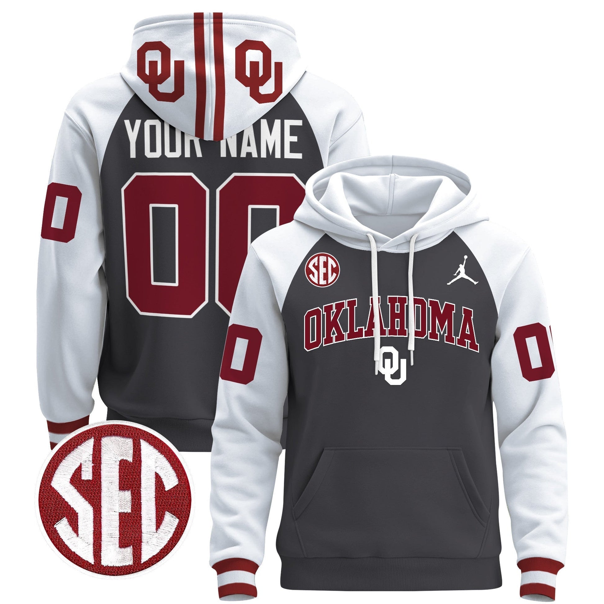 Oklahoma Sooners 2024 Custom Pullover Hoodie V2