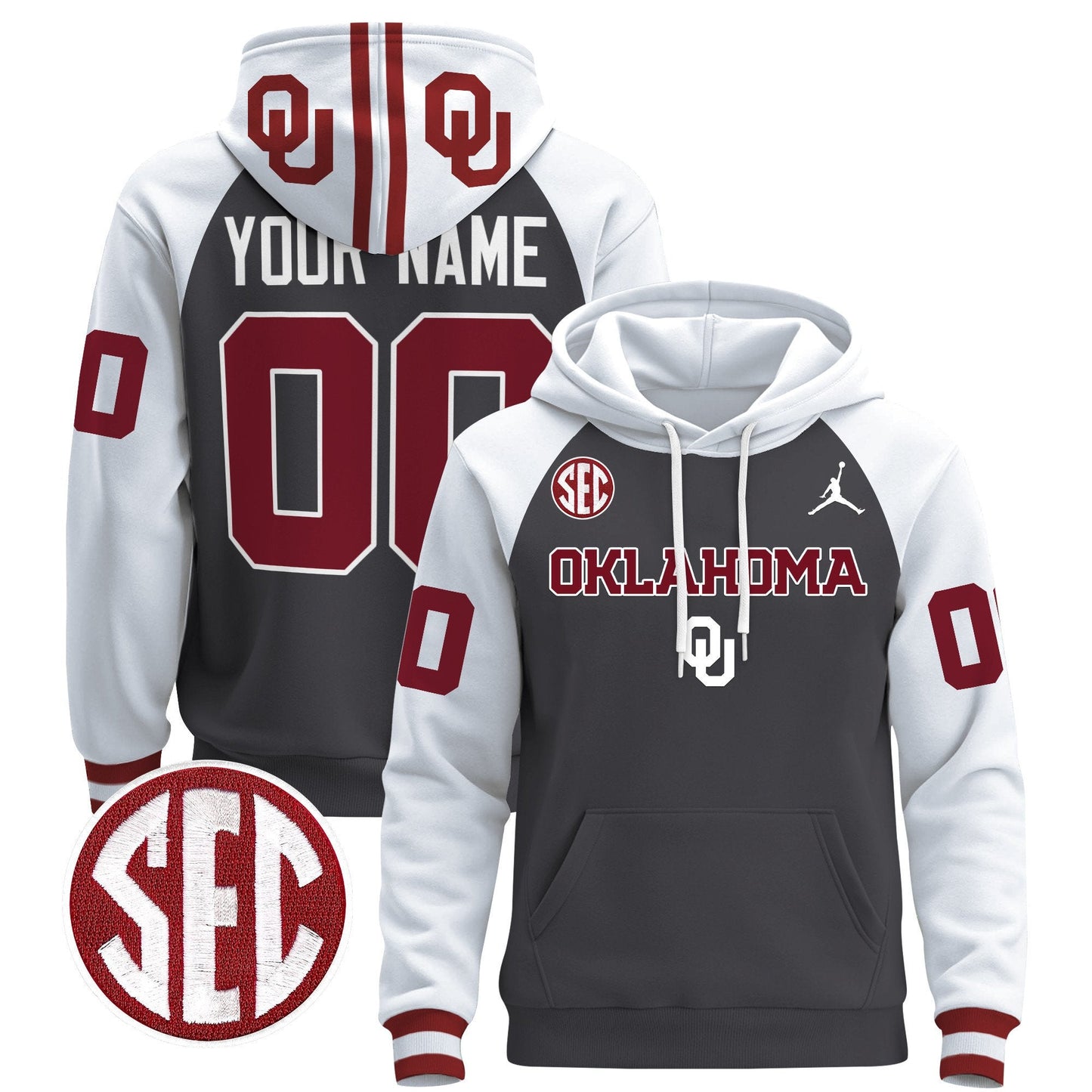 Oklahoma Sooners 2025 Custom Pullover Hoodie V3