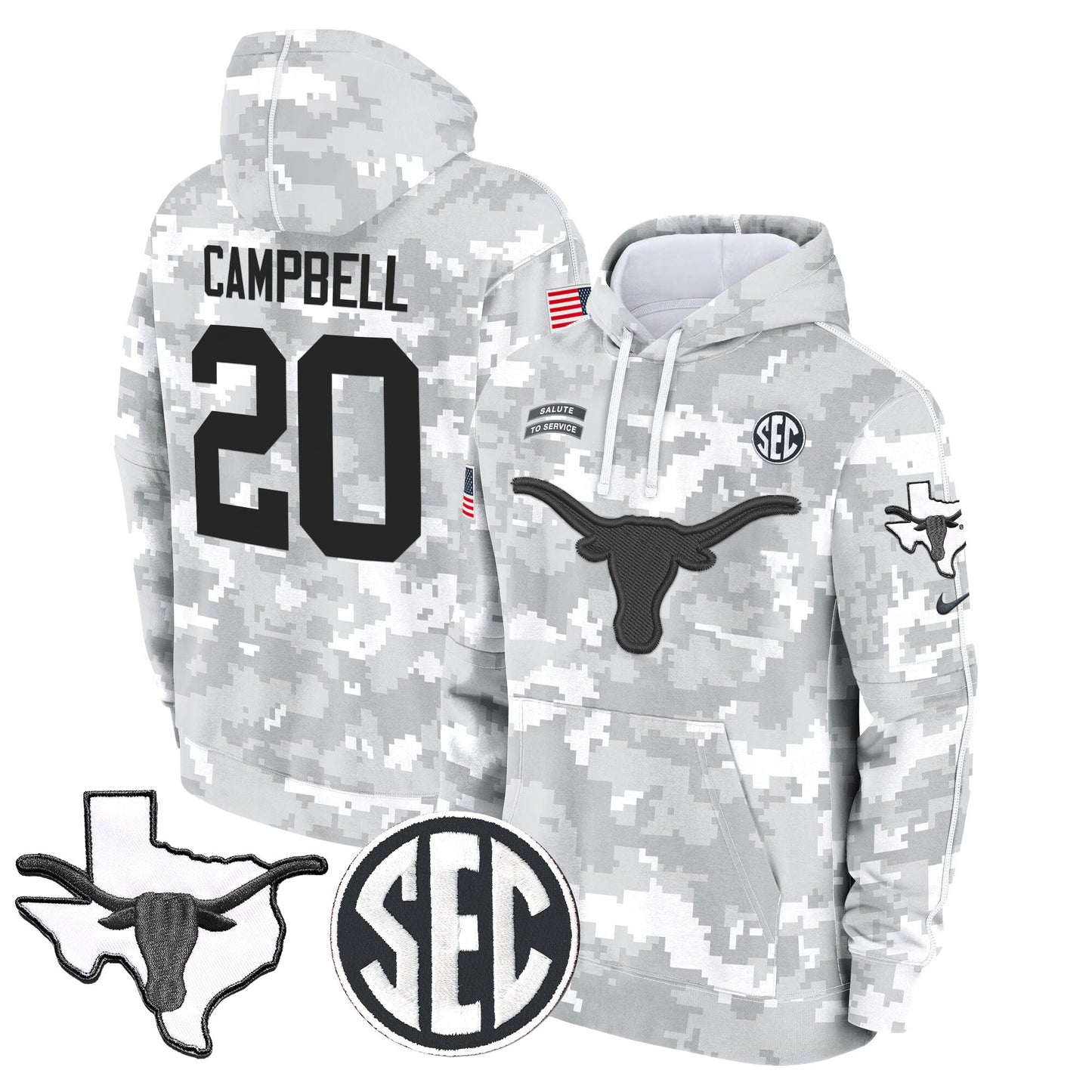 TEX 2024 Salute to Service Fleece Pullover Hoodie