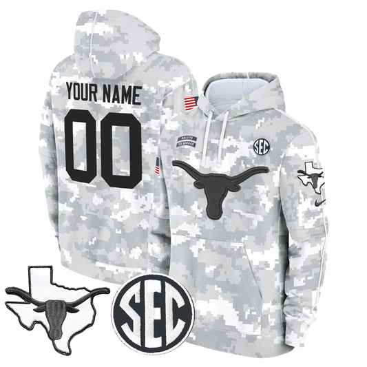 TEX 2024 Salute to Service Custom Fleece Pullover Hoodie
