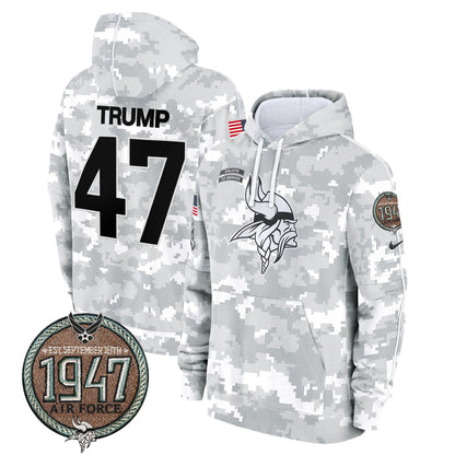 MIN 2024 Salute to Service Establishment Year Patch Fleece Pullover Hoodie