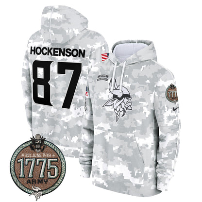 MIN 2024 Salute to Service Establishment Year Patch Fleece Pullover Hoodie