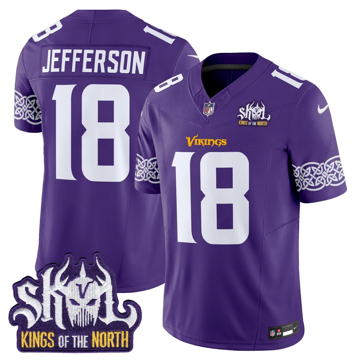 MIN King Of The North Patch Vapor Limited Jersey V2 - All Stitched