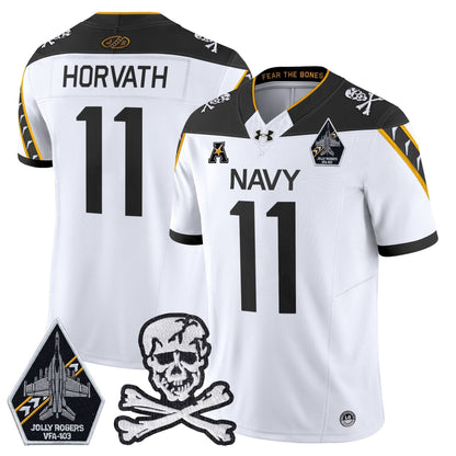 Navy Midshipmen 2024 Vapor Limited Jersey - All Stitched