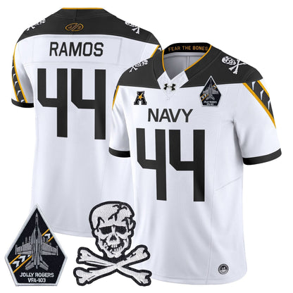 Navy Midshipmen 2024 Vapor Limited Jersey - All Stitched