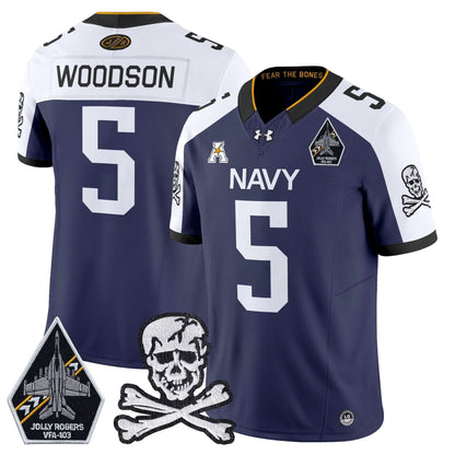 Navy Midshipmen 2024 Vapor Limited Jersey - All Stitched