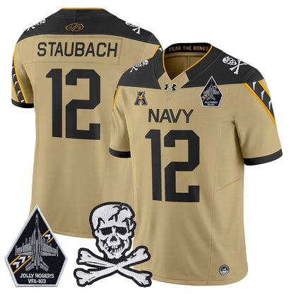 Navy Midshipmen 2024 Vapor Limited Jersey - All Stitched