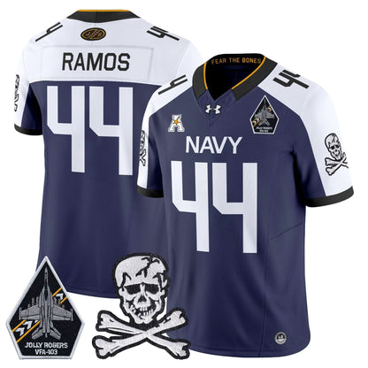 Navy Midshipmen 2024 Vapor Limited Jersey - All Stitched