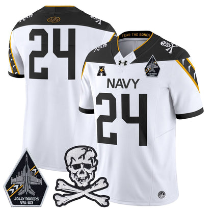 Navy Midshipmen 2024 Vapor Limited Jersey - All Stitched