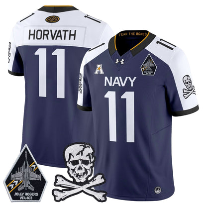 Navy Midshipmen 2024 Vapor Limited Jersey - All Stitched