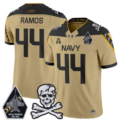 Navy Midshipmen 2024 Vapor Limited Jersey - All Stitched