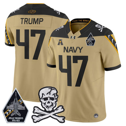 Navy Midshipmen 2024 Vapor Limited Jersey - All Stitched