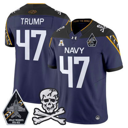 Navy Midshipmen 2024 Vapor Limited Jersey - All Stitched