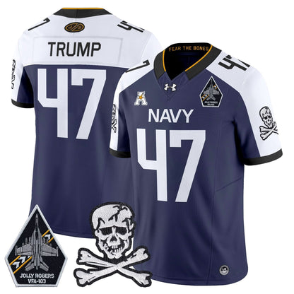 Navy Midshipmen 2024 Vapor Limited Jersey - All Stitched
