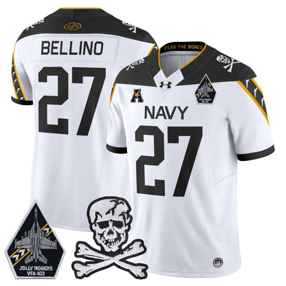Navy Midshipmen 2024 Vapor Limited Jersey - All Stitched
