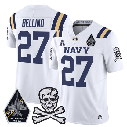 Navy Midshipmen 2024 Vapor Limited Jersey V3 - All Stitched