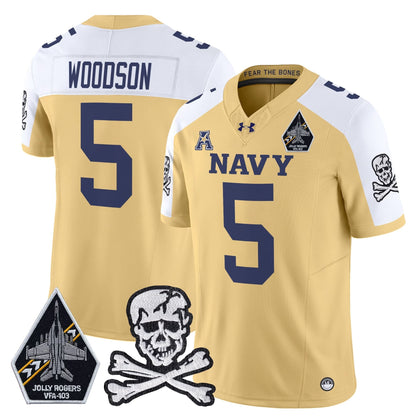 Navy Midshipmen 2024 Vapor Limited Jersey V3 - All Stitched