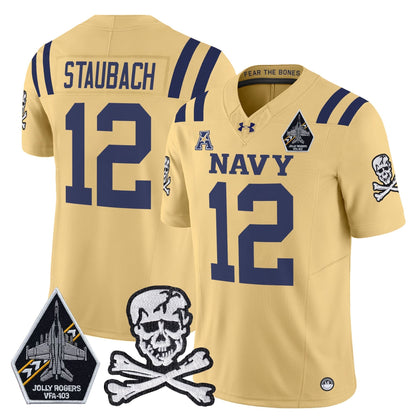 Navy Midshipmen 2024 Vapor Limited Jersey V3 - All Stitched