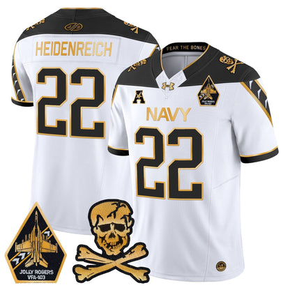 Navy Midshipmen 2024 Gold Vapor Limited Jersey - All Stitched