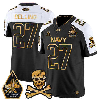 Navy Midshipmen 2024 Gold Vapor Limited Jersey - All Stitched
