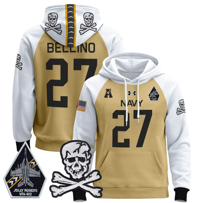 Navy Midshipmen 2024 Pullover Hoodie V2 - Stitched