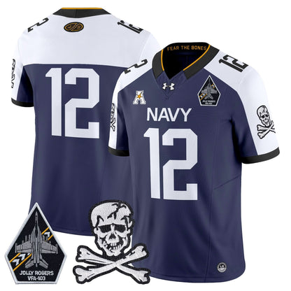 Navy Midshipmen 2024 Vapor Limited Jersey - All Stitched