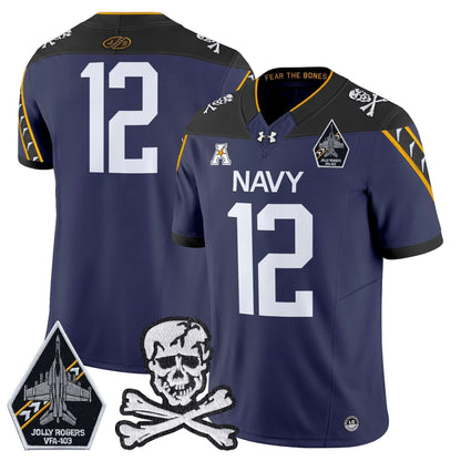 Navy Midshipmen 2024 Vapor Limited Jersey - All Stitched