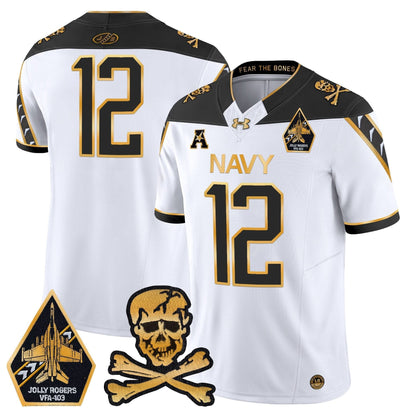 Navy Midshipmen 2024 Gold Vapor Limited Jersey - All Stitched