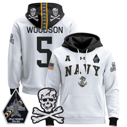 Navy Midshipmen 2024 Pullover Hoodie V4 - Stitched