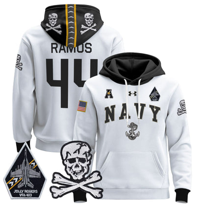Navy Midshipmen 2024 Pullover Hoodie V4 - Stitched